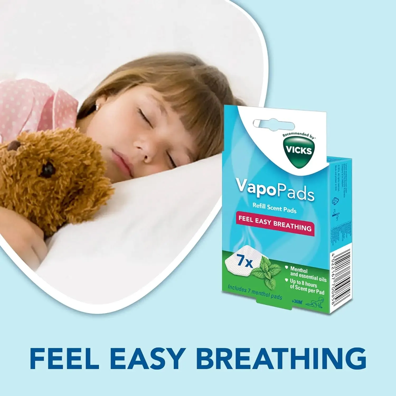 Vicks Vapopads Refill Menthol - 7 Scent Pads