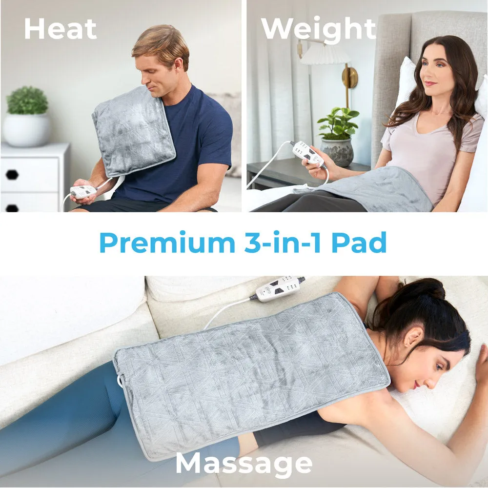 WeightedWarmth™ 3-in-1 Heating Pad