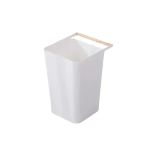 Wooden Handle Dustbin | 12L | Multiple Colours | Trash Bin | Waste Bin | Dustbin for Kitchen | Bin