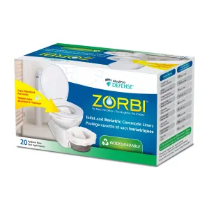 Zorbi Biodegradable Toilet and Bariatric Liner